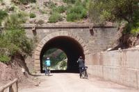 die via verde de la sierra führt durch 30 Tunnel
