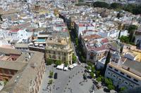 Blick auf Sevilla von der Giralda