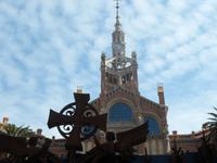 Santa Pau Krankenhaus in Barcelona, die Bassilika