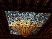 Deckenszene im Palau de la Musica