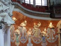 Palau de la Musica mit Wandmotiven der unterschiedlichen Musiker