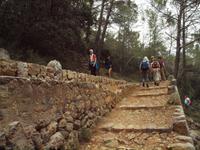 eine von vielen Stein(reichen)-Treppen