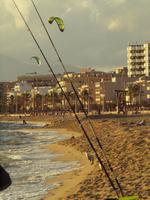 Kitesurfer an der Playa de Palma