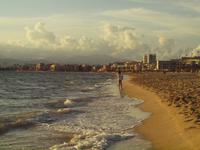 abendlicher Strandspaziergang an der Playa de Palma