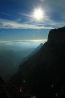 Blick von den Bergen Monserrats