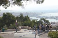 Blick vom Schloss Bellvere nach Palma de Mallorca