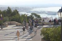 Blick vom Schloss Bellvere nach Palma de Mallorca
