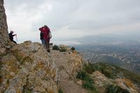 Hinauf zum Aussichtspunkt 