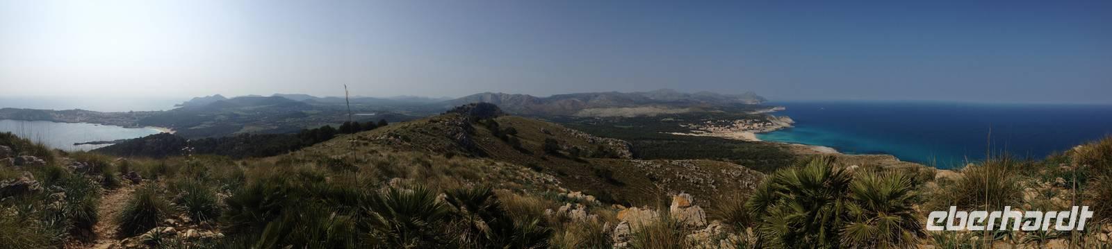 Panorama an der östlichsten Spitze Mallorcas