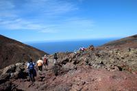 Abstieg vom Teneguia, La Palma