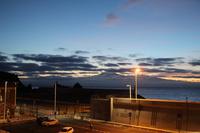Fährstopp auf La Gomera, Blick auf Teneriffa