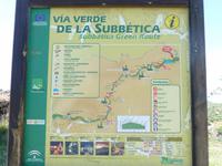 Karte von Via Verde de la Subbetica