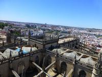Blick von Giralda auf Sevilla