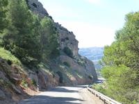 Bergabfahrt nach El Burgo