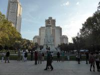 Madrid - Plaza Espanya - Denkmal an Don Quijote