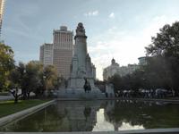 Madrid - Denkmal an Don Quijote am Plaza Espanya