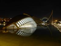 Valencia - beleuchtete Stadt der Wissenschaften