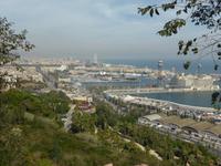 Barcelona - Blick auf die Stadt vom Montjuic