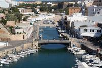 Blick auf den Hafen von Ciutadella