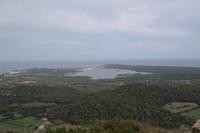 Blick vom El Toro zur Bucht von Fornells