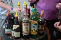 Auswahl in der Gin-Destillerie Maó