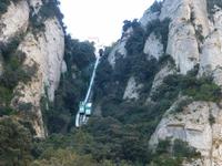 Standseilbahn auf Montserrat - von einer Dresdner Firma hergestellt