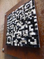 typisch Barcelona - Vereinigung des modernen mit der Kuns - QR-Code aus Kacheln