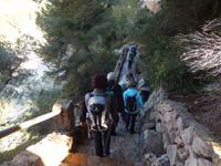 Abstieg zu Bucht Cala Pi