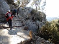 Aufstieg zum Castell d'Alaro