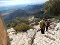 Abstieg zum Restaurant