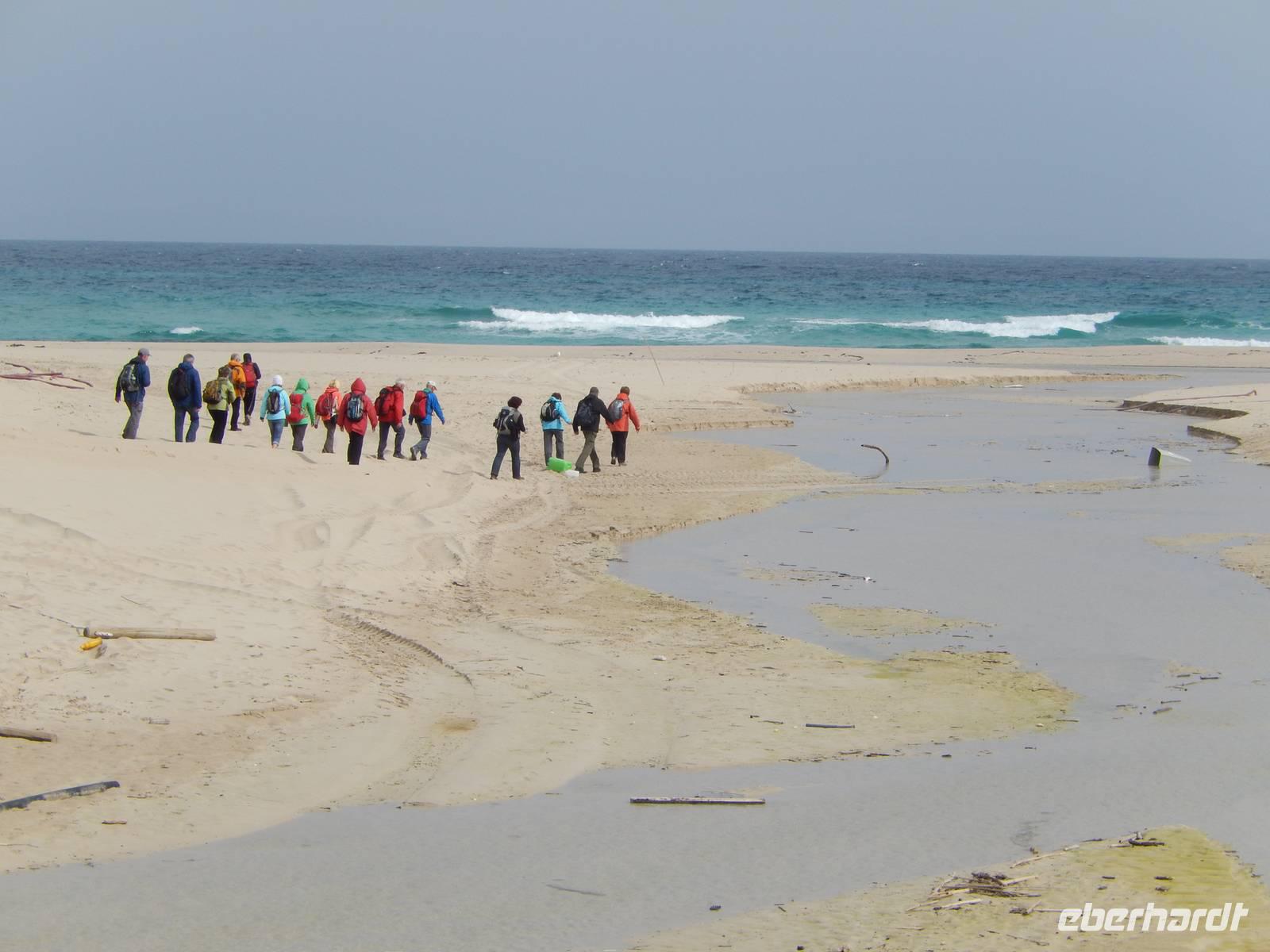 Start am östlichsten Punkt der Insel