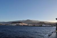 Ankunft in Los Cristianos, Teneriffa