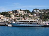 Port de Soller - letzter Blick vom Boot auf die Stadt