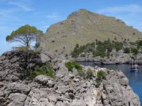 Sa Calobra - Blick auf die Bucht vor Torrent de Pareis