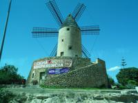 Windmühle von hinten = Abschied von Mallorca