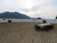 Abendessen in der Stierkampfarena