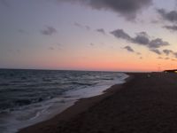 Abends an Strand