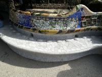 Barcelona: Parc Güell -Sitzbank