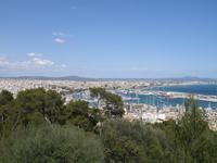 Blick auf den Hafen von Palma de Mallorca
