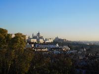 Blick auf den Königspalast in Madrid