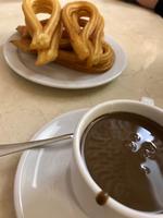 Churros con chocolate