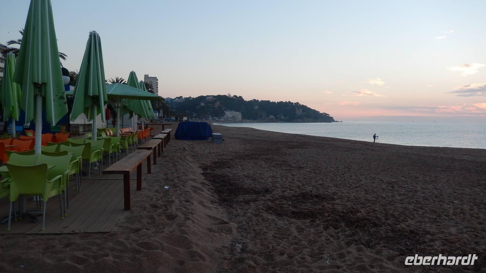Costa Brava in der Dämmerung