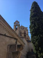 Das Kloster Poblet bei bestem Wetter