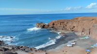 Der Blick aufs Meer in El Golfo