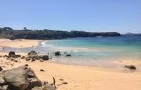 Galizien, Rias Baixas, La Lanzada Strand