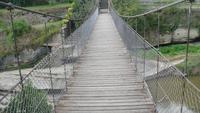 Hängebrücke in Rupit 