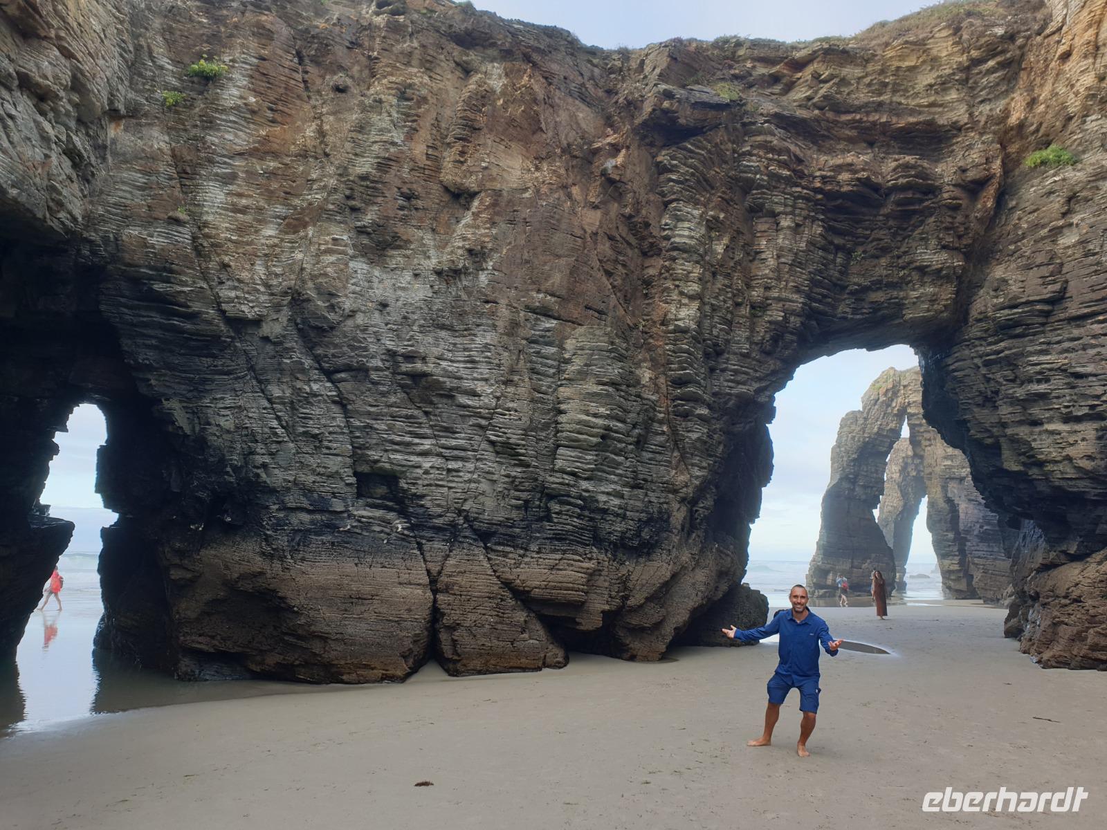 Kathedralen Strand in Ribadeo in Galizien (15)