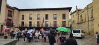 Kathedralenplatz mit Parador de Santo Domingo de la Calzada