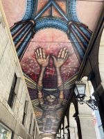 Kunst in den Arkaden Bilbao