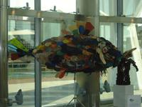 Kunst, Fisch aus Schuhen